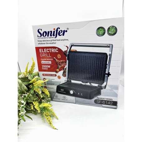 Электрический гриль Sonifer SF-6142, 2000 вт