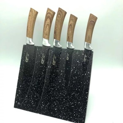 Купить Набор ножей на мгнитной подставке 5 предметов оптом в интернет-магазине Новый мир
