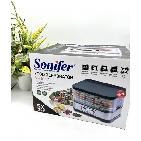 Сушилка для овощей и фруктов Sonifer SF-4017