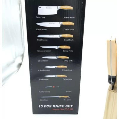 Купить Набор ножей  14 предметов в подставке оптом в интернет-магазине Новый мир