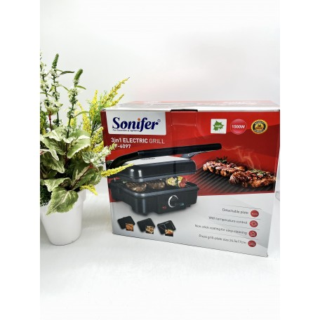 Электрический гриль Sonifer SF-6097, 1500 вт