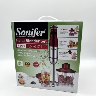 Купить Блендер ручной Sonifer SF-8101 4в1, 1200 вт оптом в интернет-магазине Новый мир