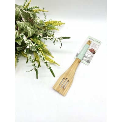 Купить Кухонная лопатка деревянная с силиконовой ручкой оптом в интернет-магазине Новый мир